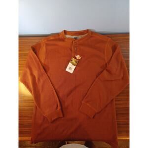 Alpine Lakes Mens Size Small Long Sleeve Rust Color NWTalpine lakesrust